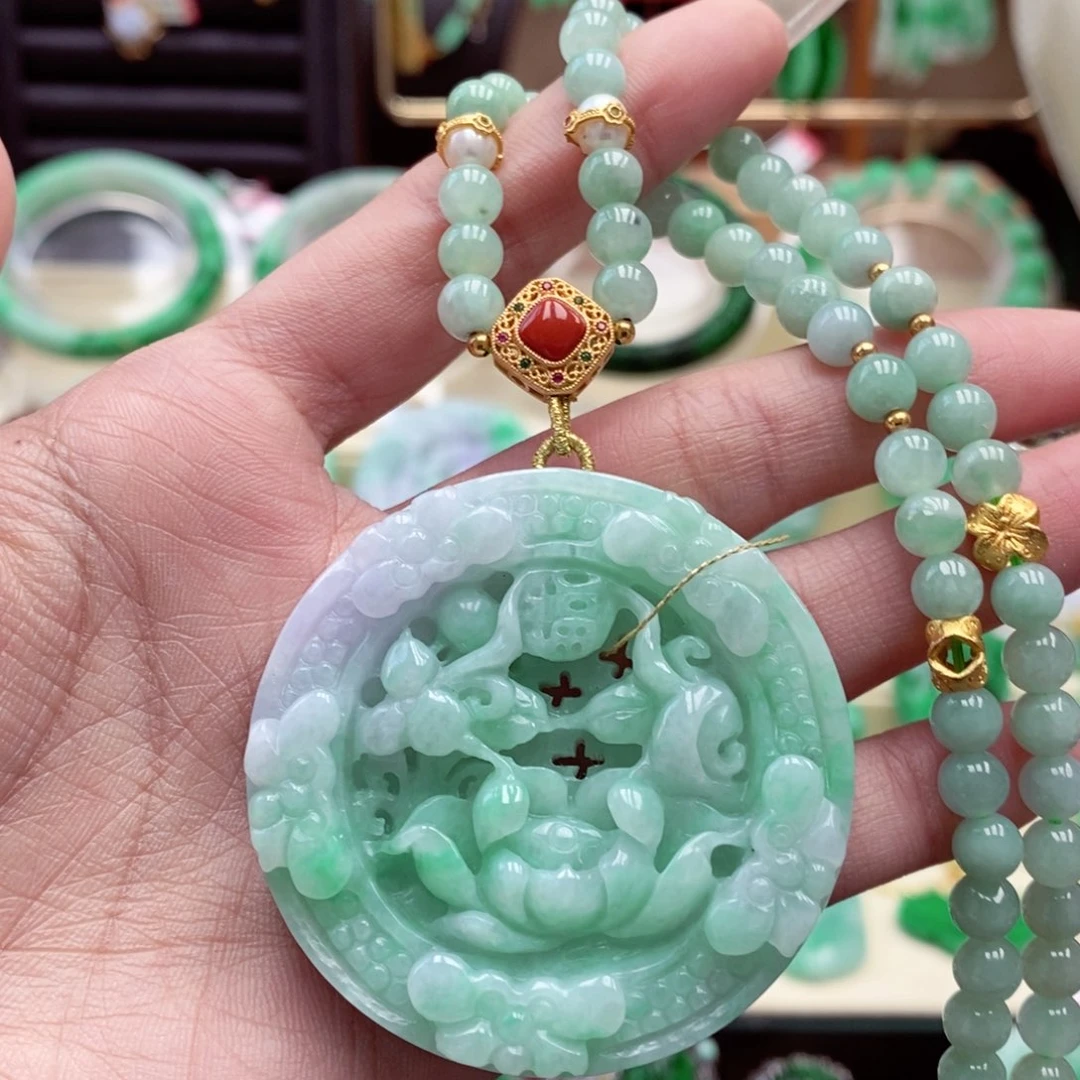 颈饰未镶嵌翡翠翡翠吊坠