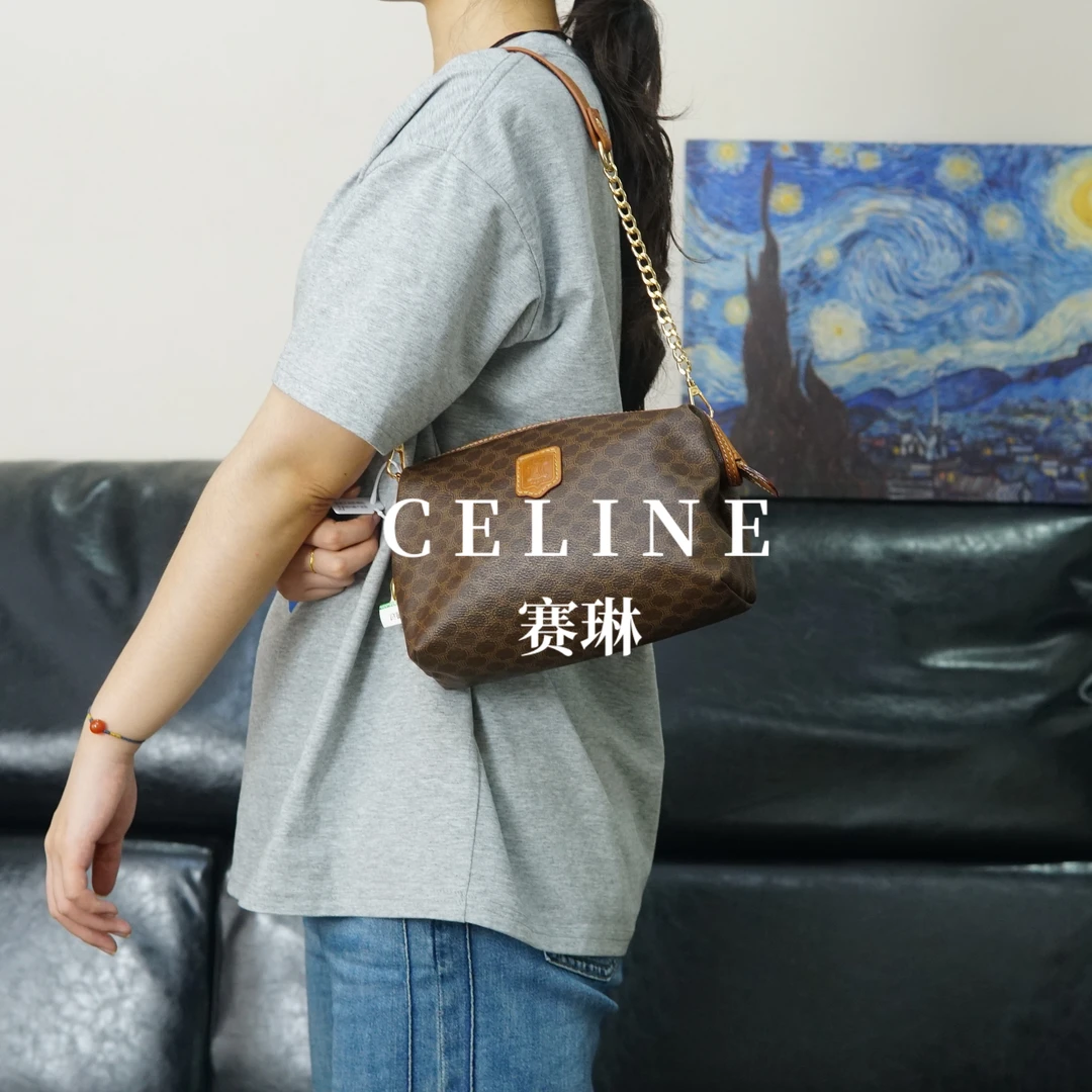 95新 Celine/思琳 老花洗漱云朵包/SY06507035/7035/修复品
