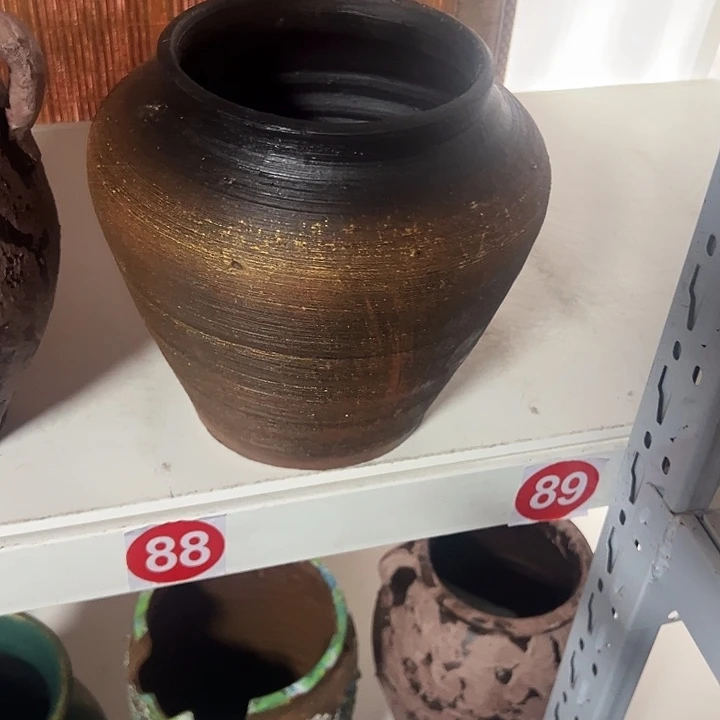 粗陶盆默认打孔高20口14