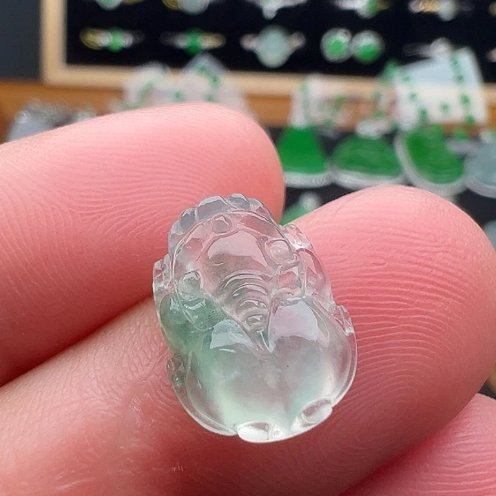 翡翠未镶嵌颈饰貔貅13