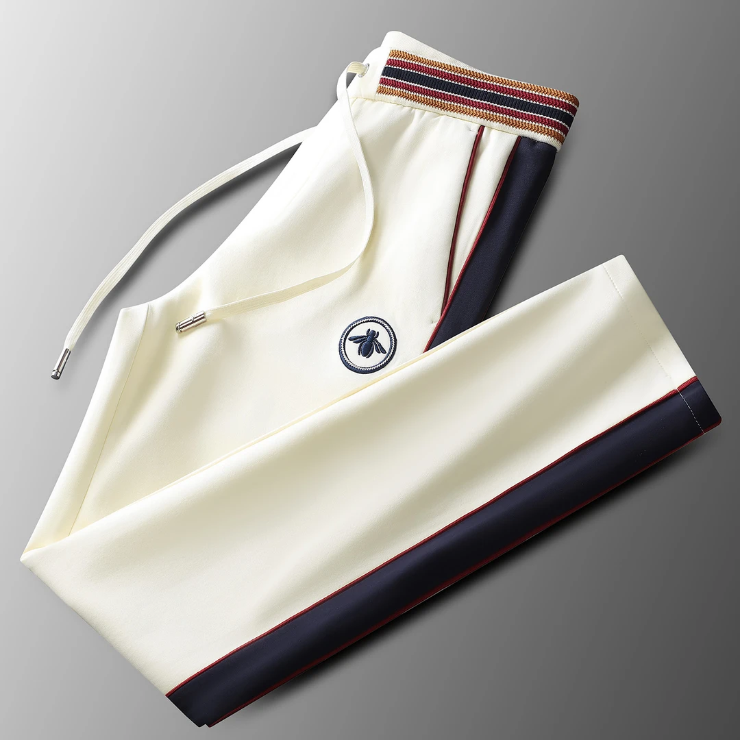 Mandsibil曼德西比利秋冬时尚柔软亲肤太空棉卫裤直筒休闲运动裤