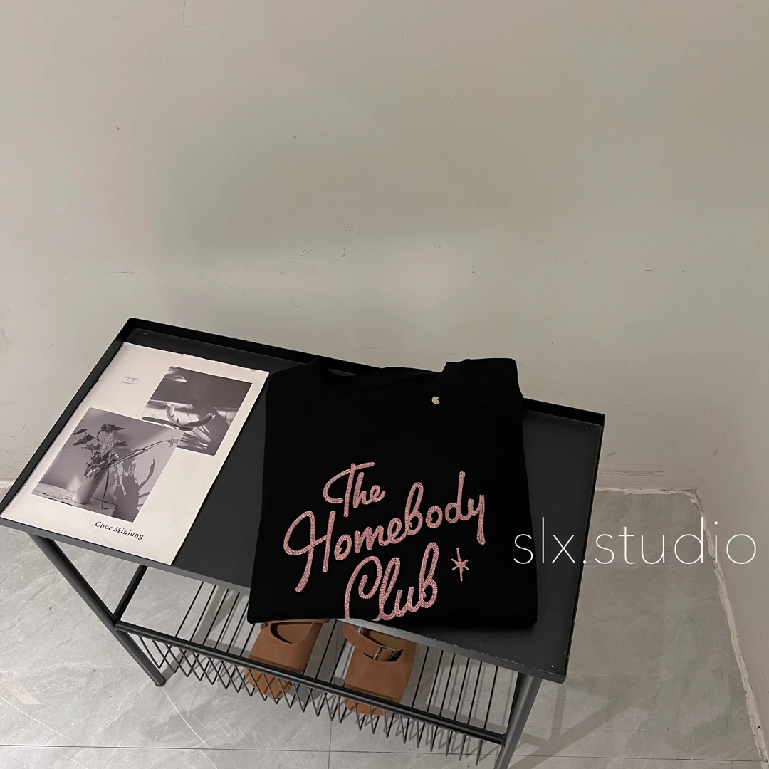 slx@ 8807 英文花体字T恤