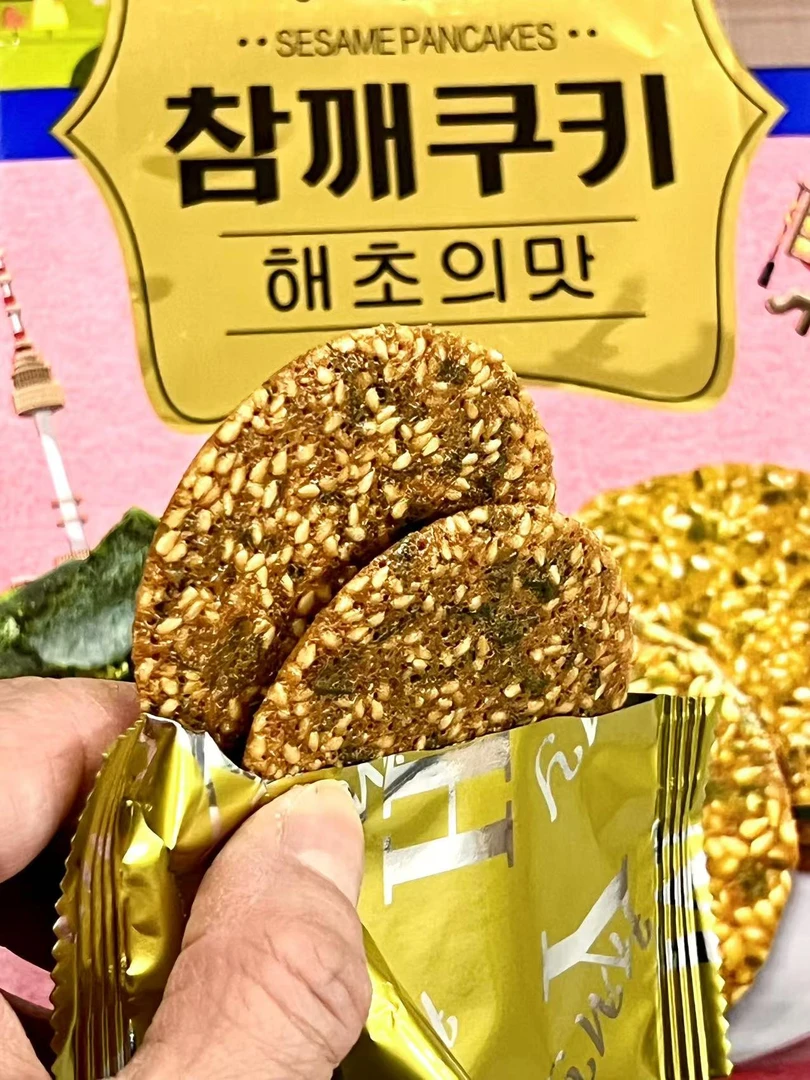 海苔味芝麻薄脆饼干发2