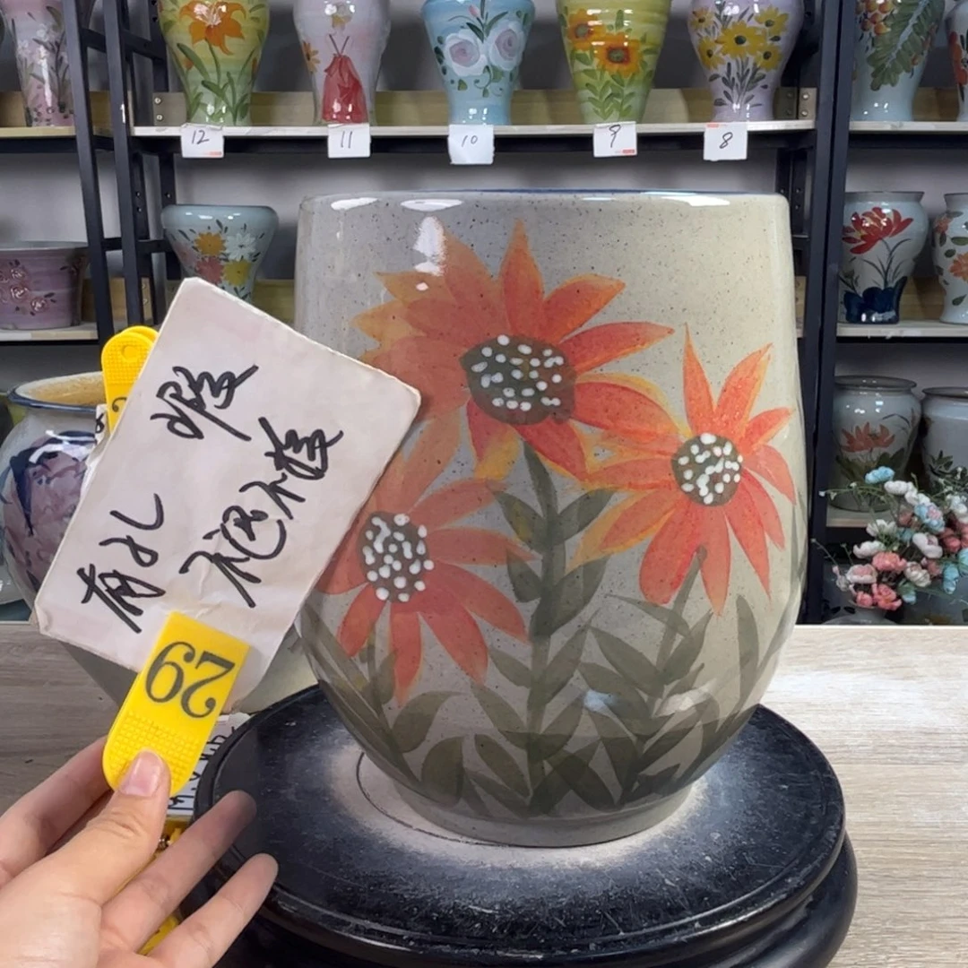 罐1tc景德镇陶瓷花盆