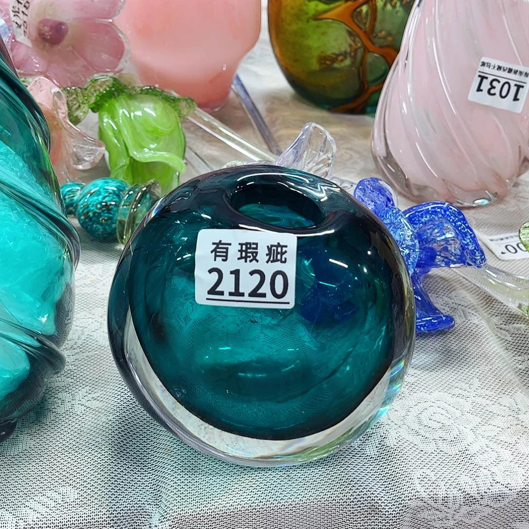 2120 家悦美居琉璃花瓶瑕疵