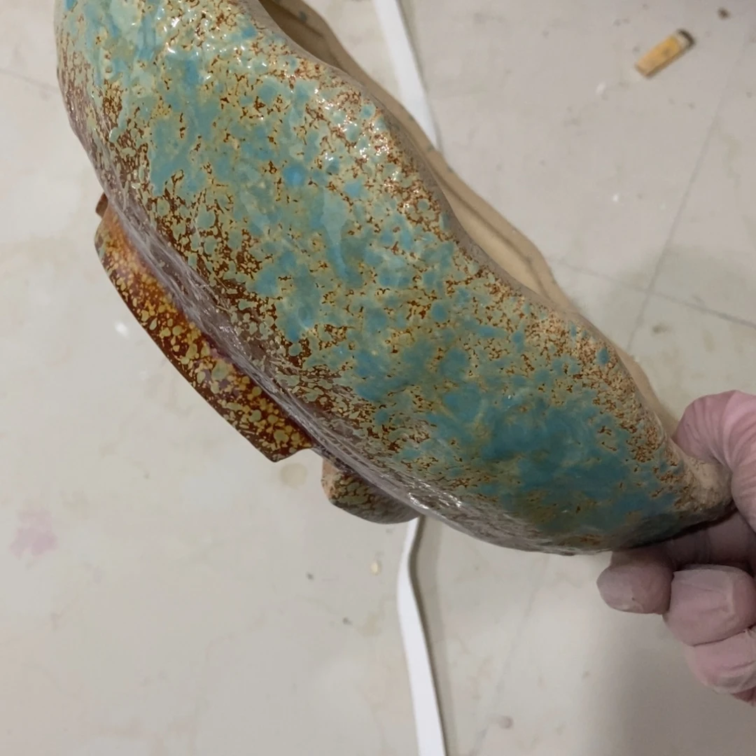 红陶高温陶瓷花盆