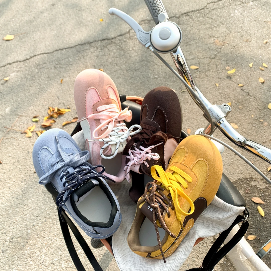 潮流超软糯大头休闲鞋女2025春季新款设计师款百搭软底芒果头鞋