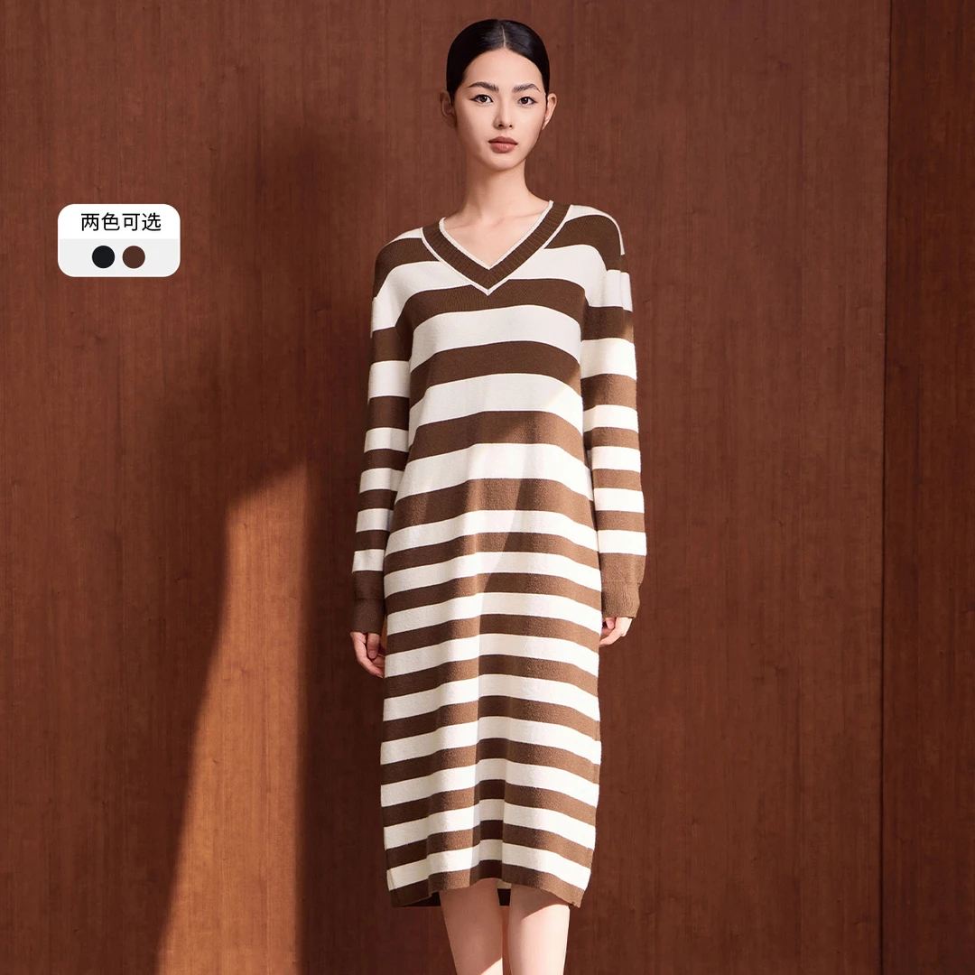 【小云总】马天奴气质收腰显瘦秋冬洋气裙子VDA325SWH0