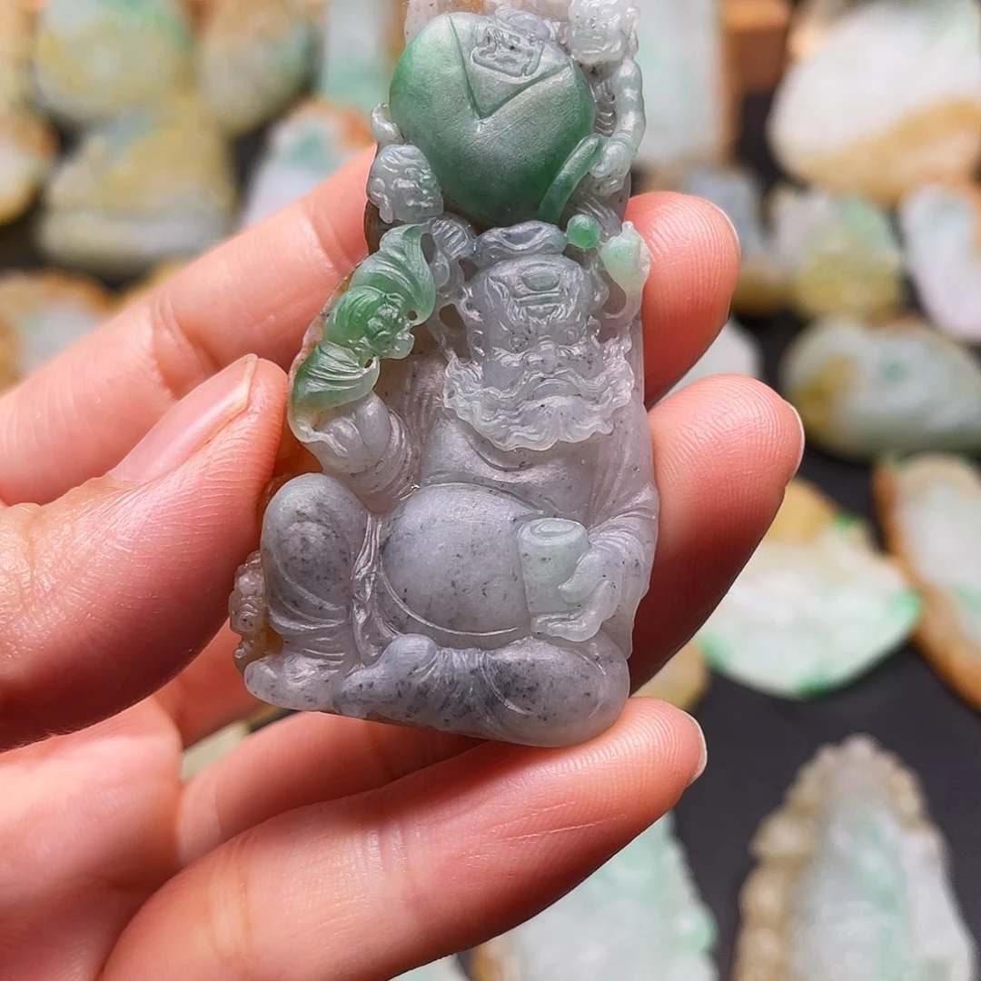定制翡翠未镶嵌钟馗