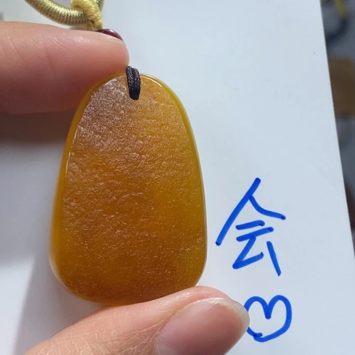 定制琥珀未镶嵌琥珀蜜蜡吊坠