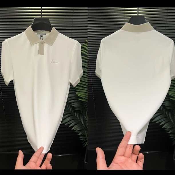 时尚撞色商务·休闲polo衫‖25夏季新款·轻奢系列FL