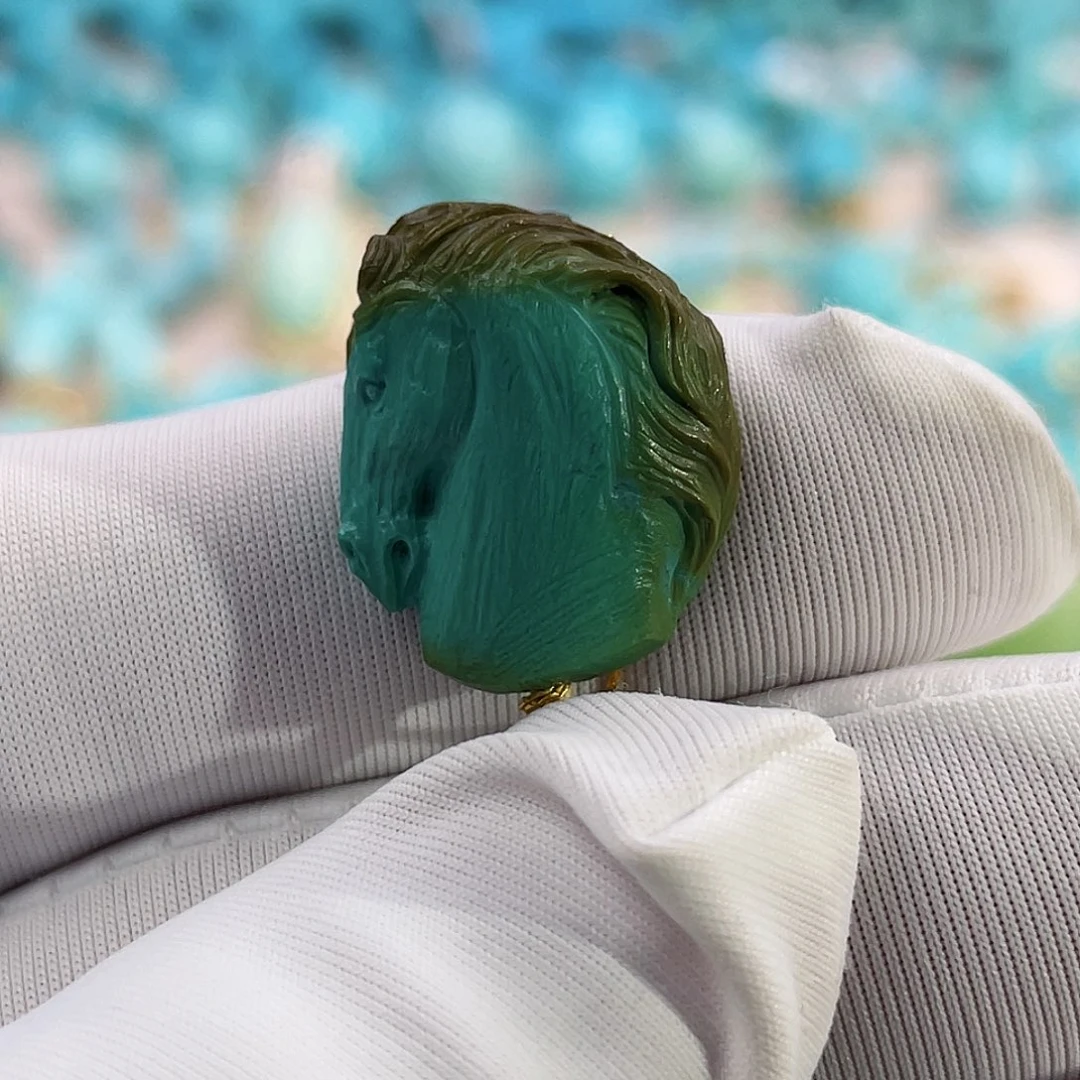 绿松石珠宝奇石未镶嵌