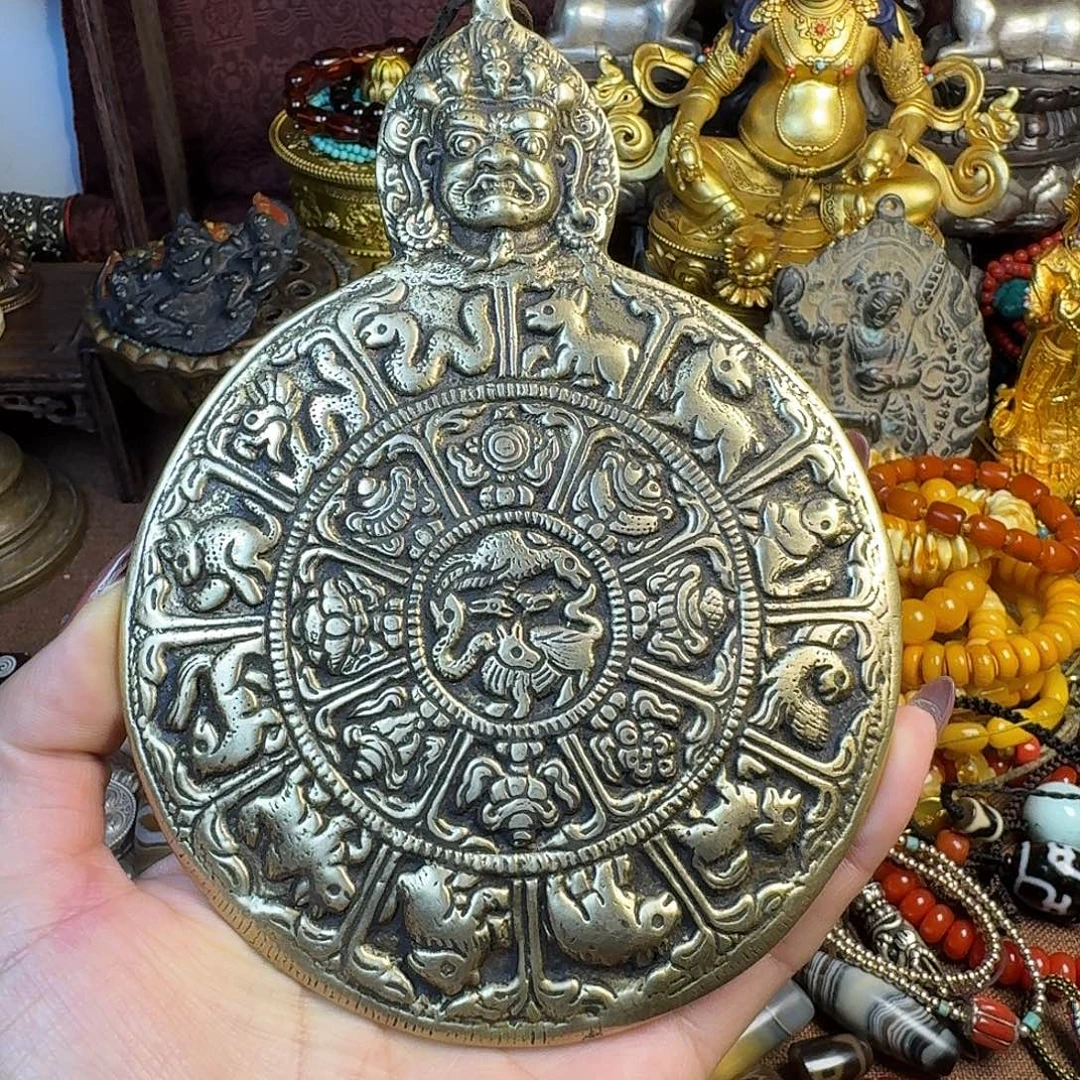 泥塑扎西德勒独特设计