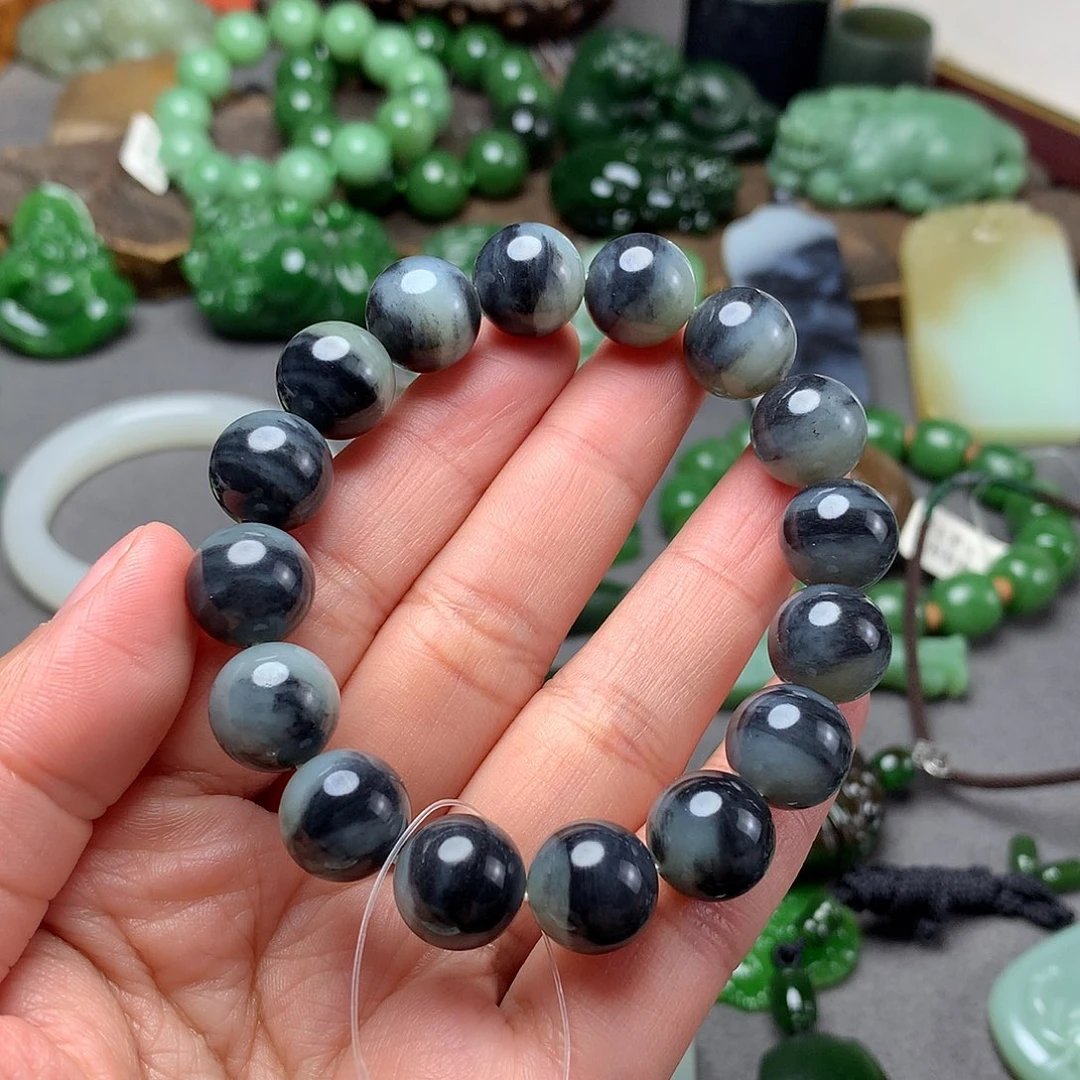 和田玉手串未镶嵌