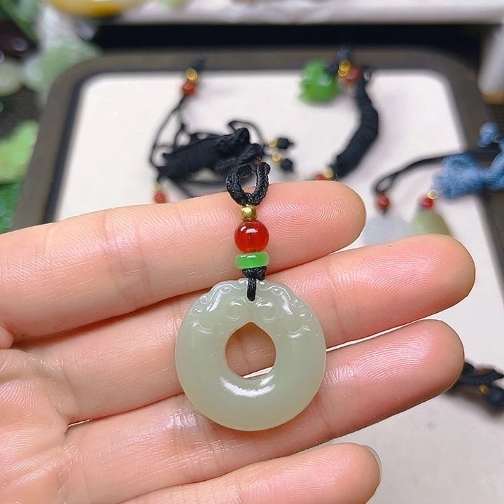 未镶嵌和田玉珠宝半成品果****～