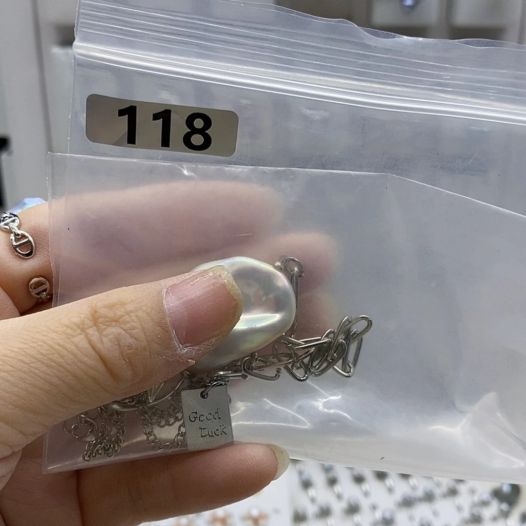 颈饰合金淡水珍珠