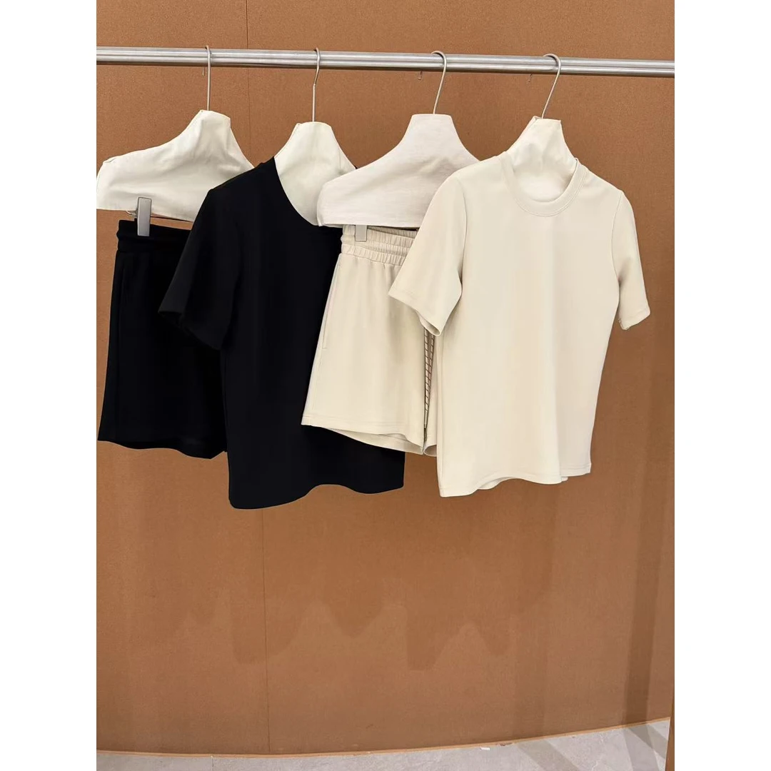 【NO退NO换】鑫燃Kiki 简约圆领短袖+休闲短裤两件套 258993 MHT