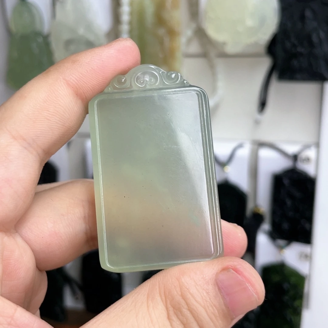 【闪购商品】岫玉未镶嵌颈饰小*平安