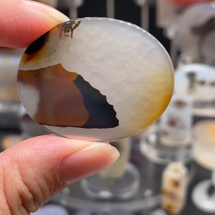 玛瑙/玉髓合金颈饰