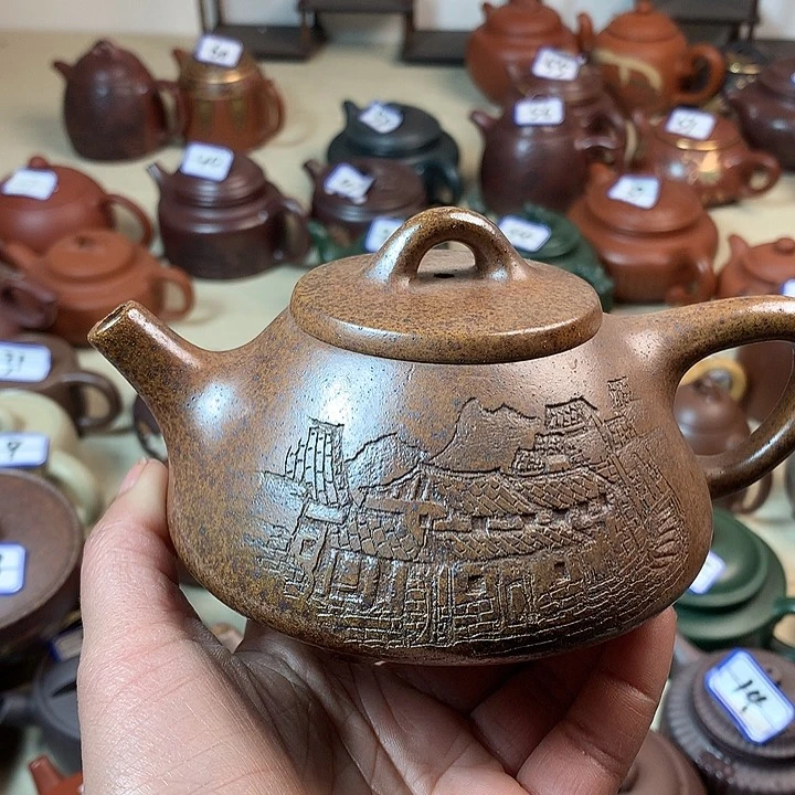 紫砂茶壶大****友紫砂微瑕微瑕……