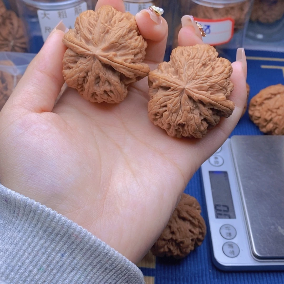 小***可吊坠文玩核桃粗筋精品对45