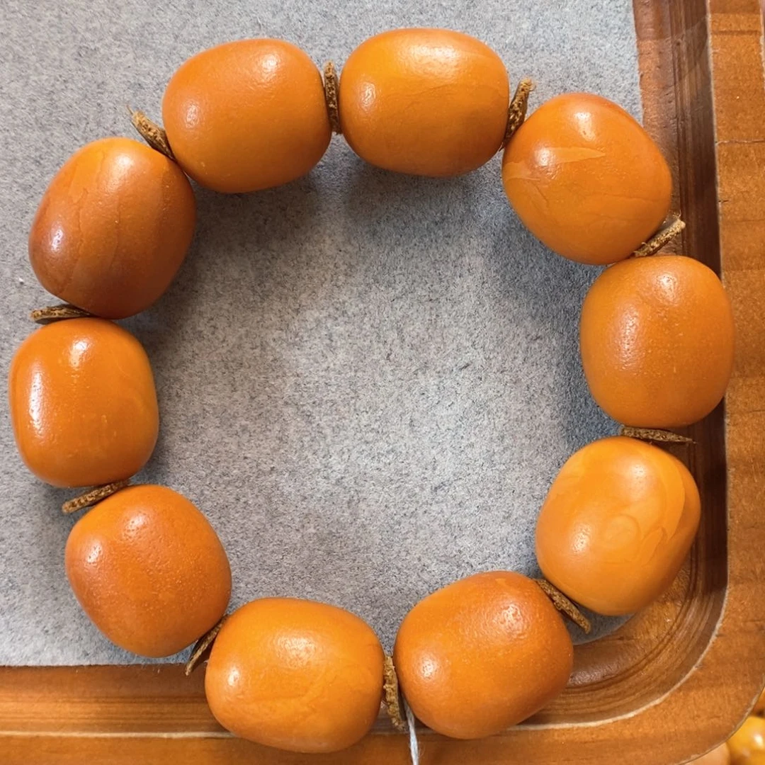 未镶嵌蜜蜡手串蜜蜡手串