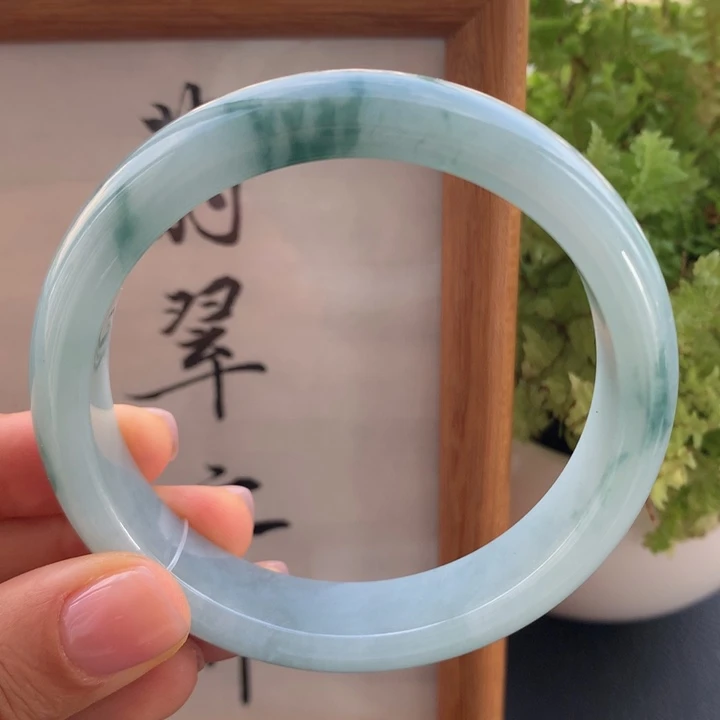 翡翠未镶嵌手镯翡翠手镯59