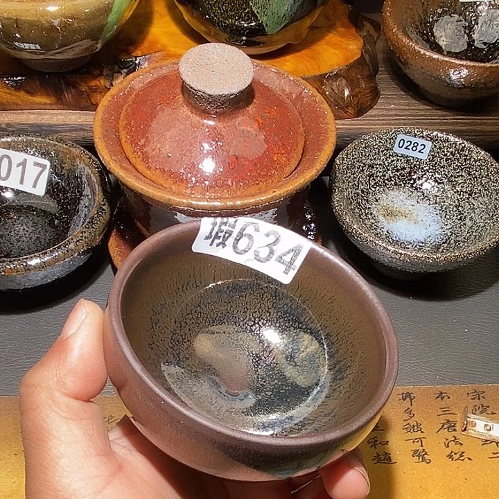 茶盏微瑕建盏主人杯子