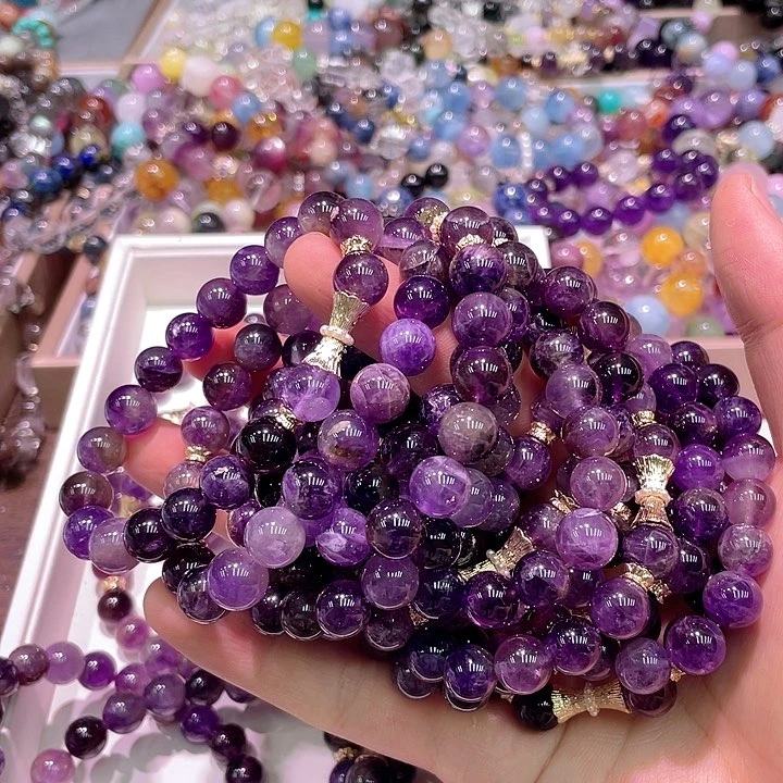 水晶手链未镶嵌531紫