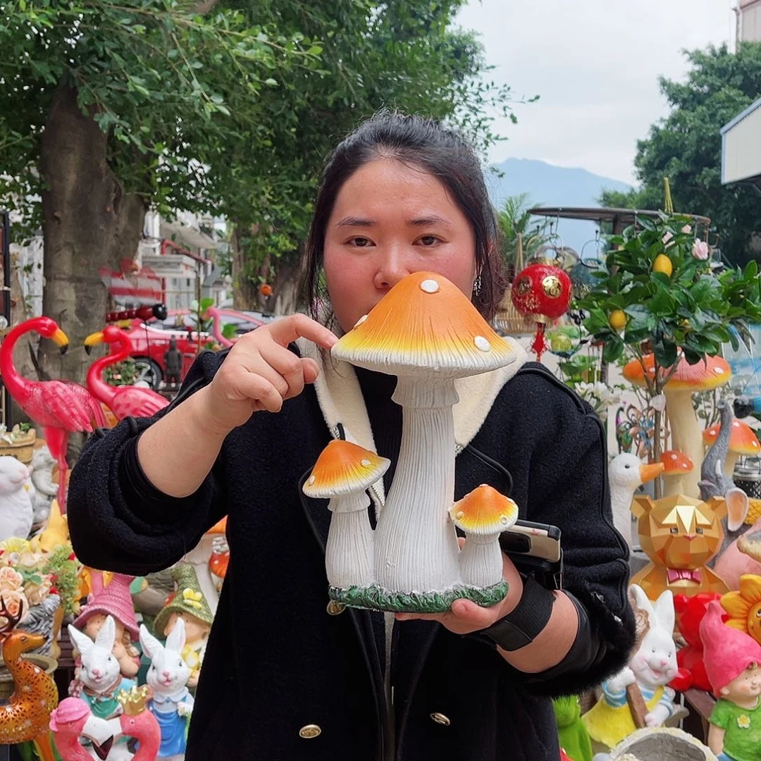 【闪购商品】无铅玻璃花园摆件&000&