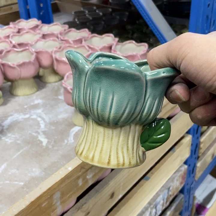 陶瓷花盆单场满9.9发9.5*9.5