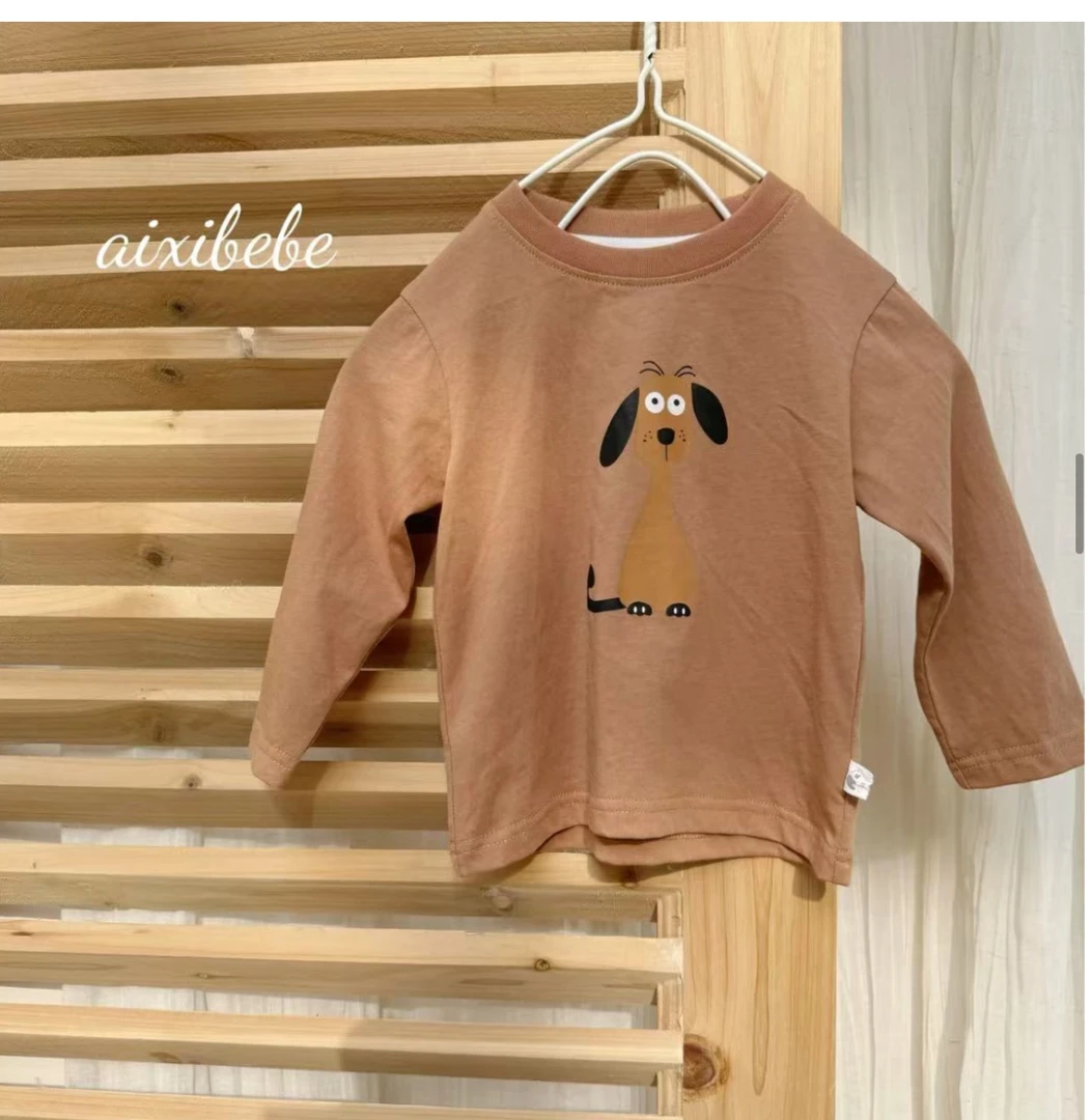 NO退NO换爱喜2025年春 AX1016 小狗上衣T恤