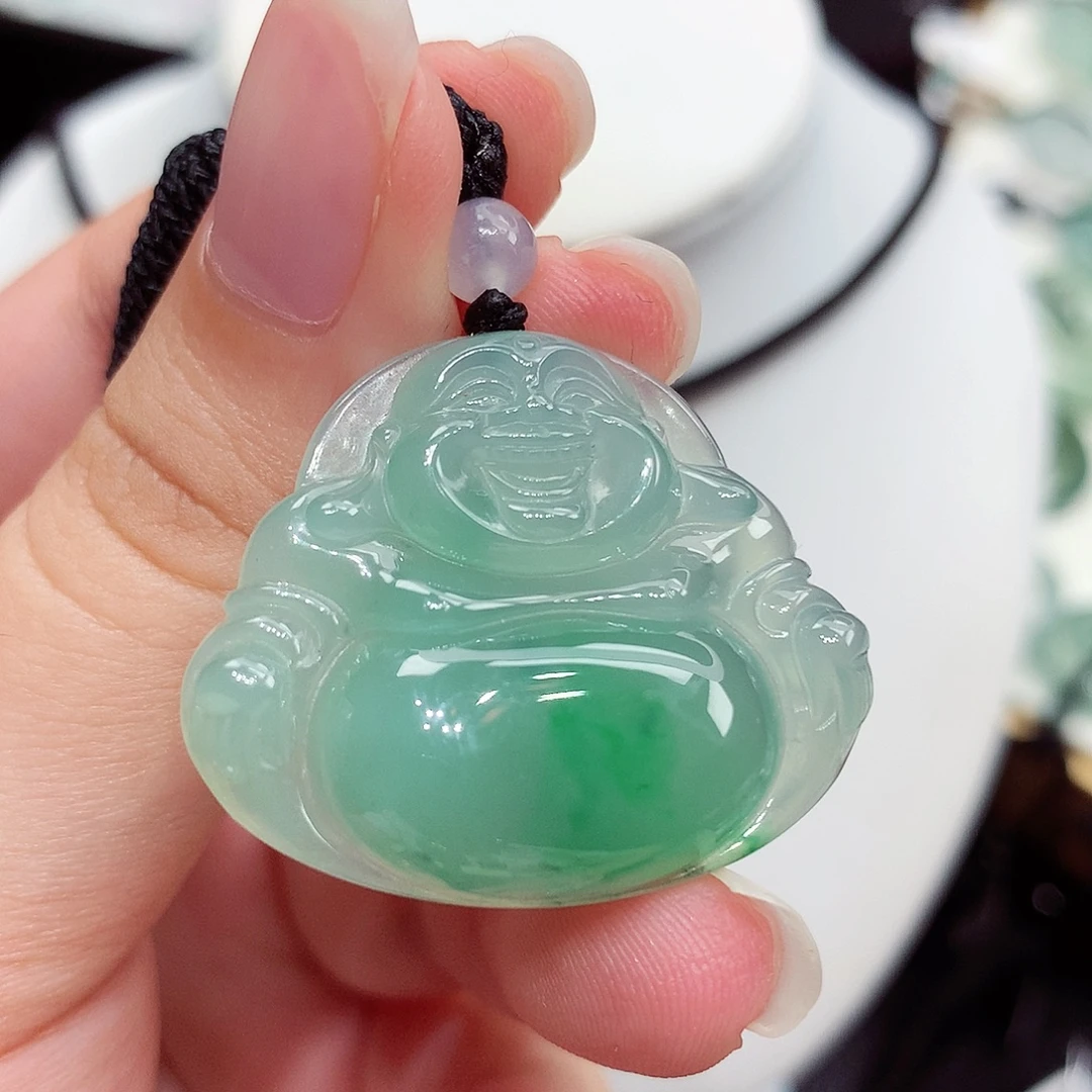 翡翠未镶嵌颈饰翡翠58，27/32/6