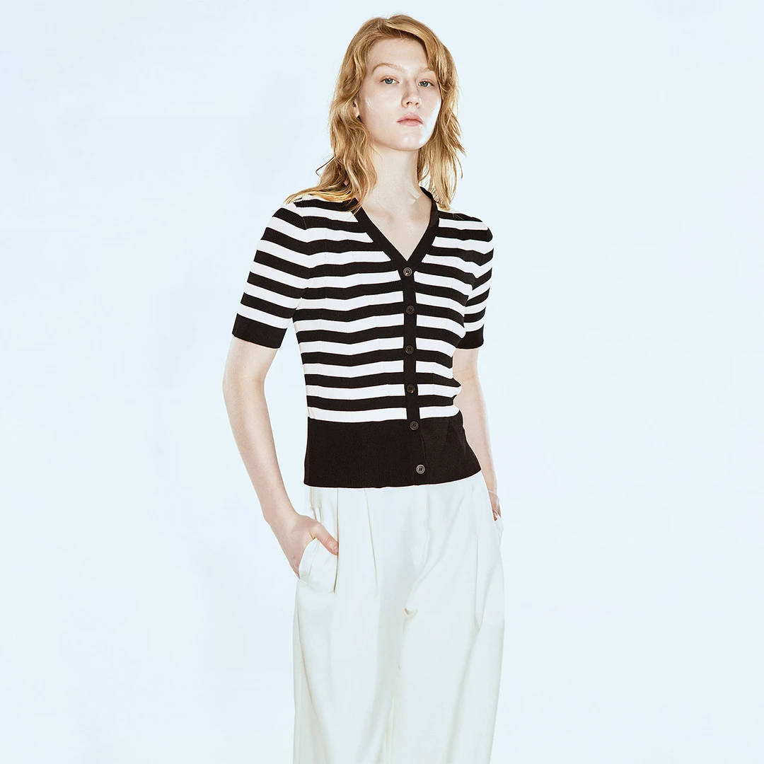 COVERINS夏季新款毛针织衫CC35206018