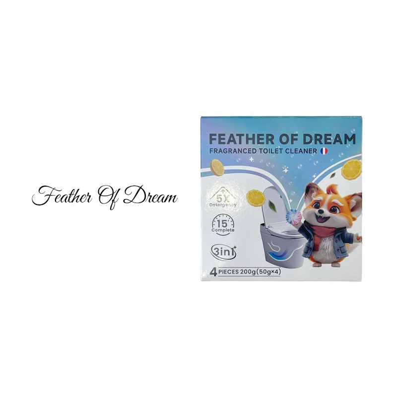 Feather Of Dream马桶香氛洁厕块家用清洗蓝泡泡马桶清洁剂