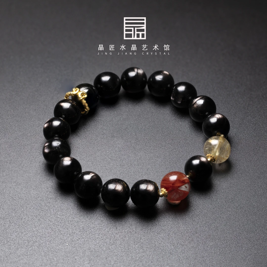 晶匠18k金运石一生所爱手串多样性发一 编号-Z24266 双节