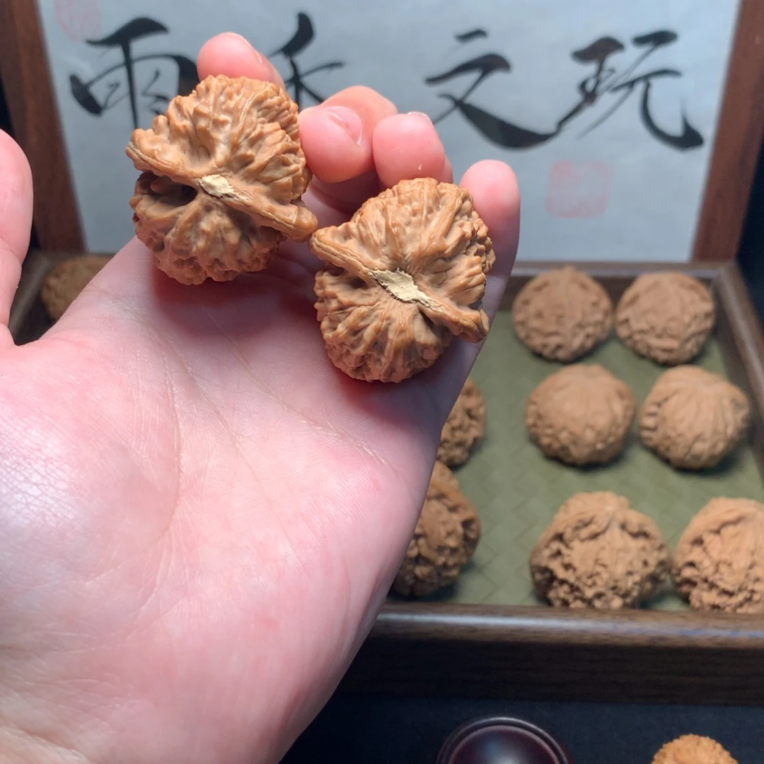 吊坠文玩核桃41红莲