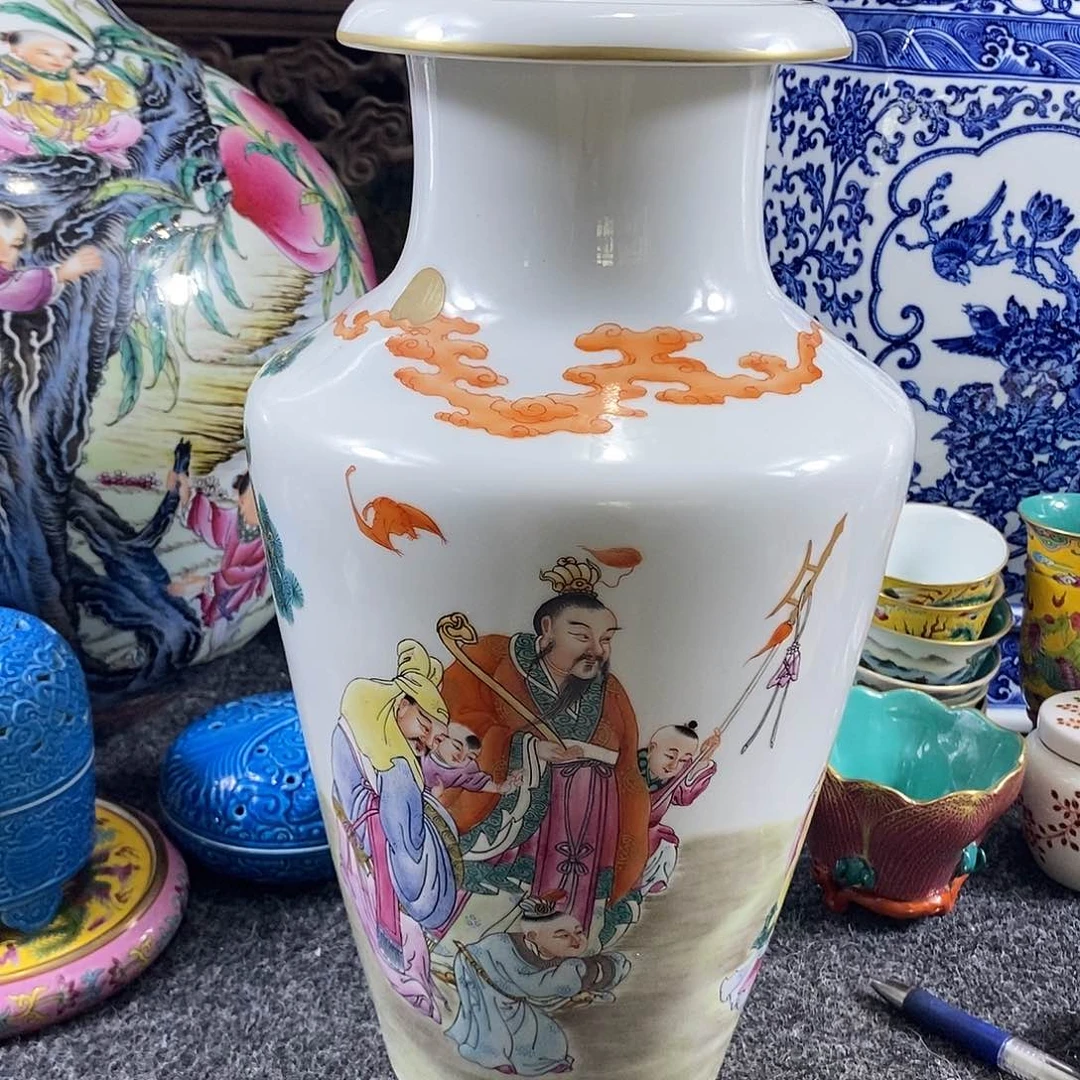 手工手绘陶瓷摆件工艺品用****9