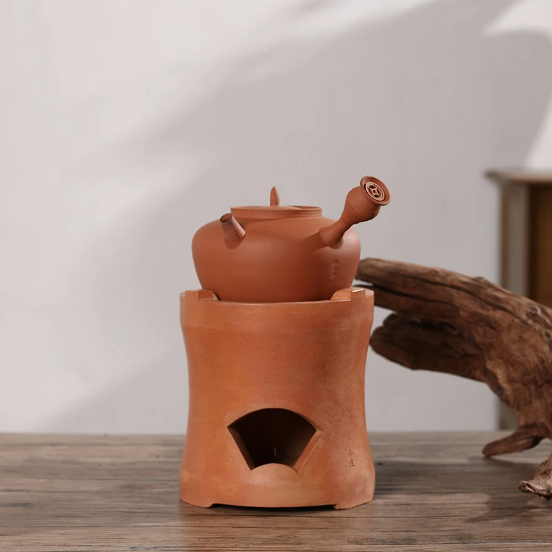 【陶潮文创】副榜炉套装潮州炭炉小火炉煮茶功夫茶炉橄榄碳炉砂铫壶
