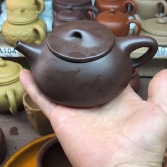 茶壶紫砂紫泥石瓢200豪升左右
