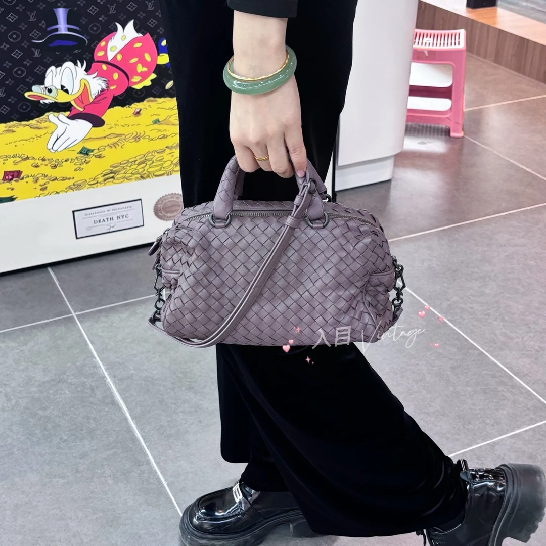 95新 BOTTEGA VENETA/葆蝶家 珍甄 小号保龄球斜挎包 30929