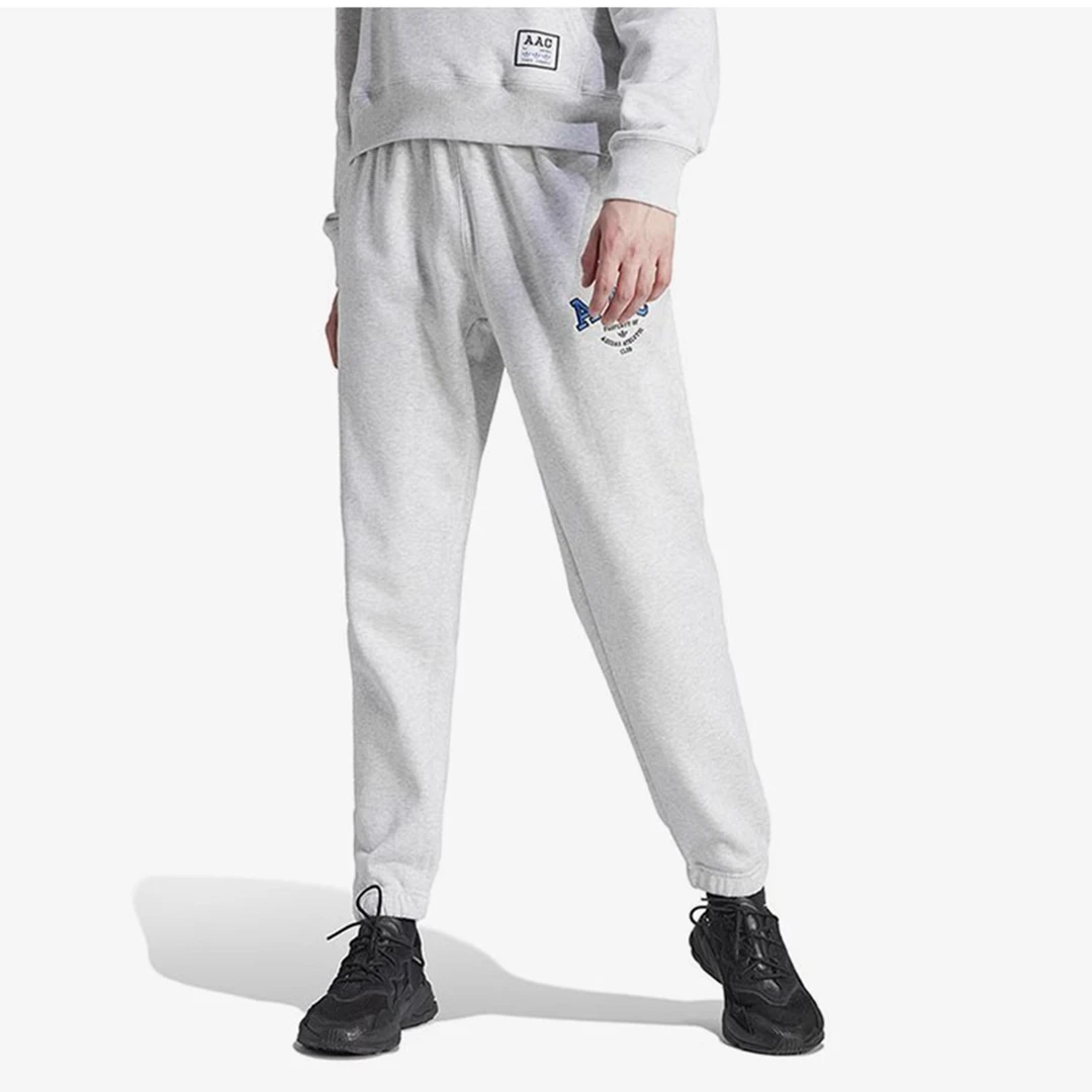 阿迪达斯Adidas 三叶草男士休闲针织束脚运动长裤IM4580