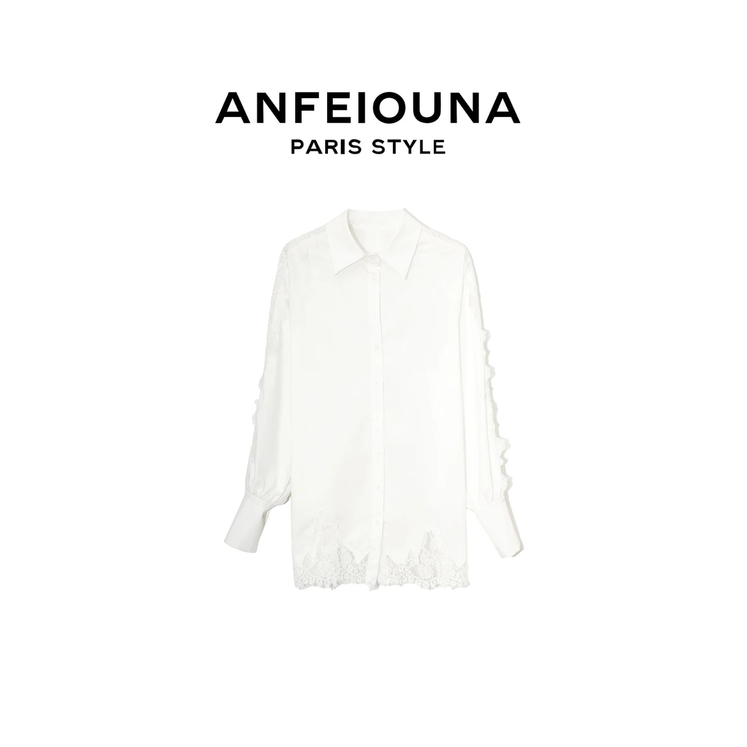 2025新款手工剪花刺绣月光与诗衬衫衬衣女士1433