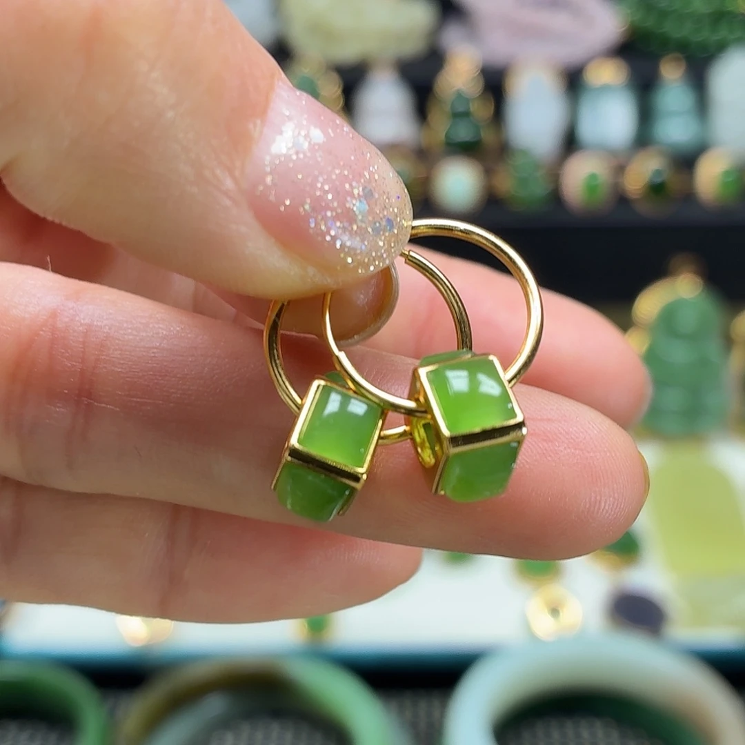 和田玉银S925镶嵌颈饰