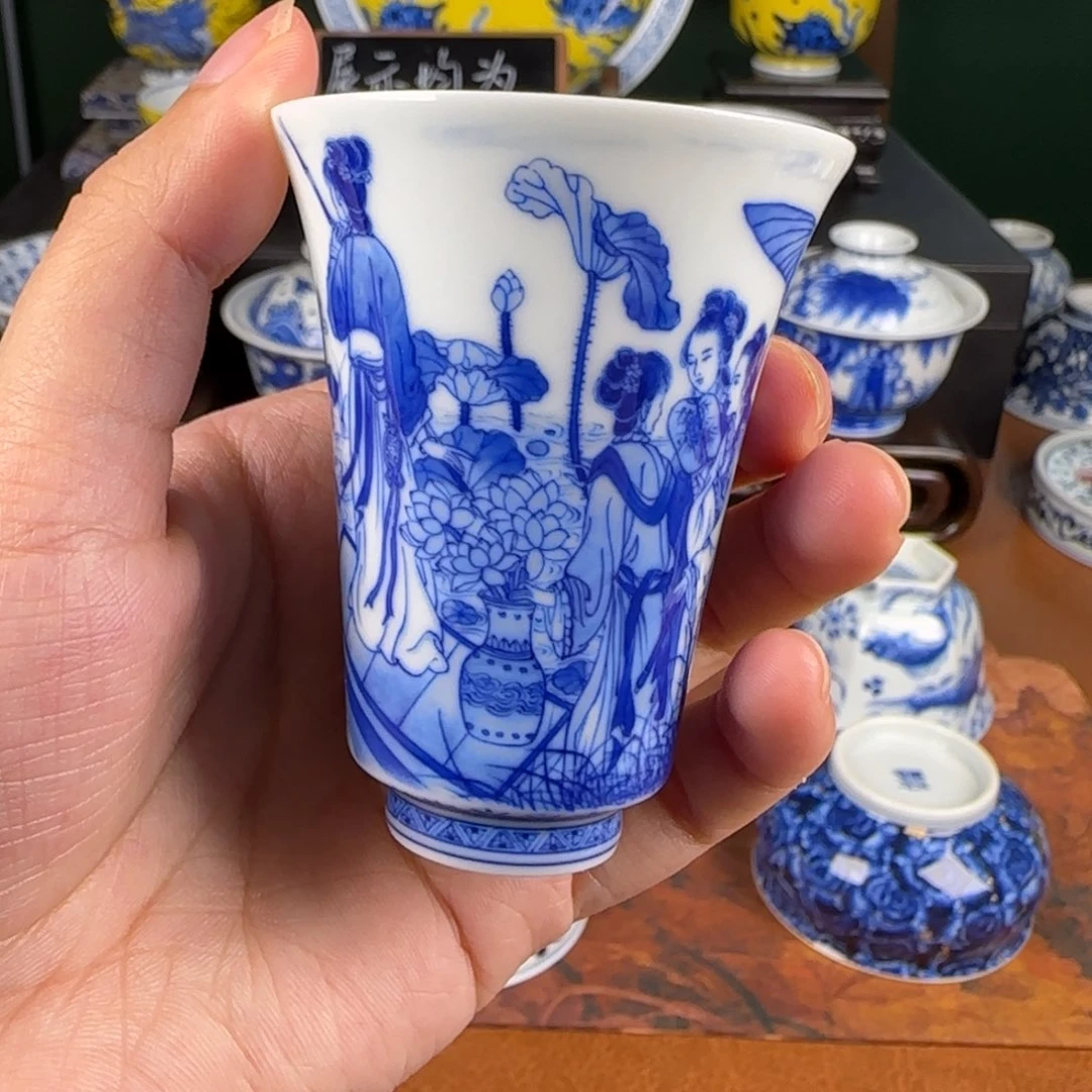 杯仪贤堂 采莲闻香杯