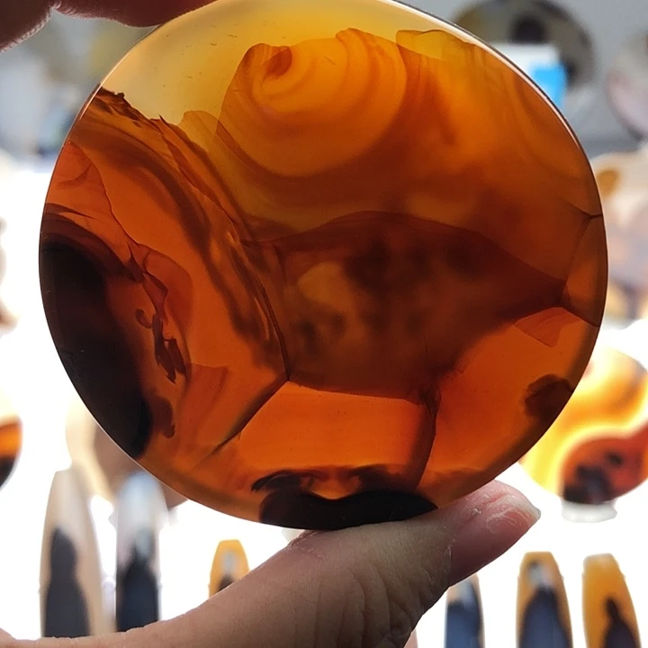 玛瑙/玉髓未镶嵌珠宝半成品21霞