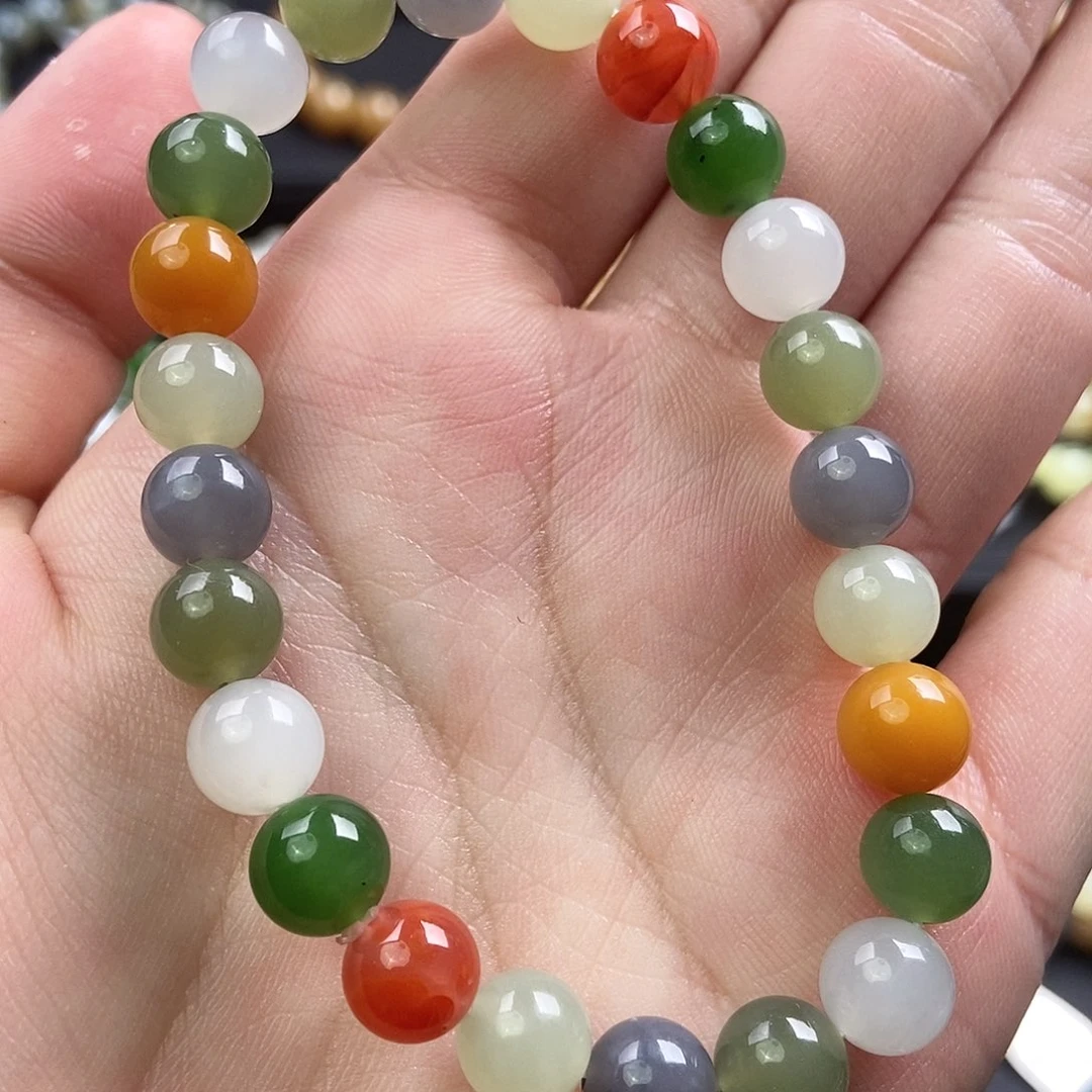 和田玉未镶嵌手链