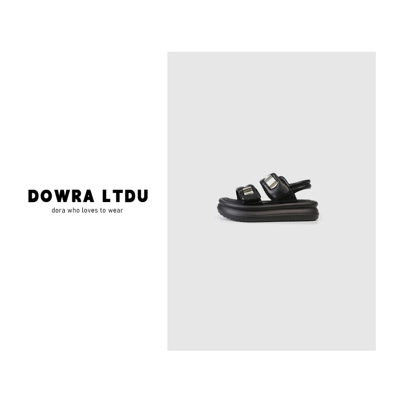 朵拉2024年冬季新款纯色ins百搭休闲沙滩鞋女潮流TY-569