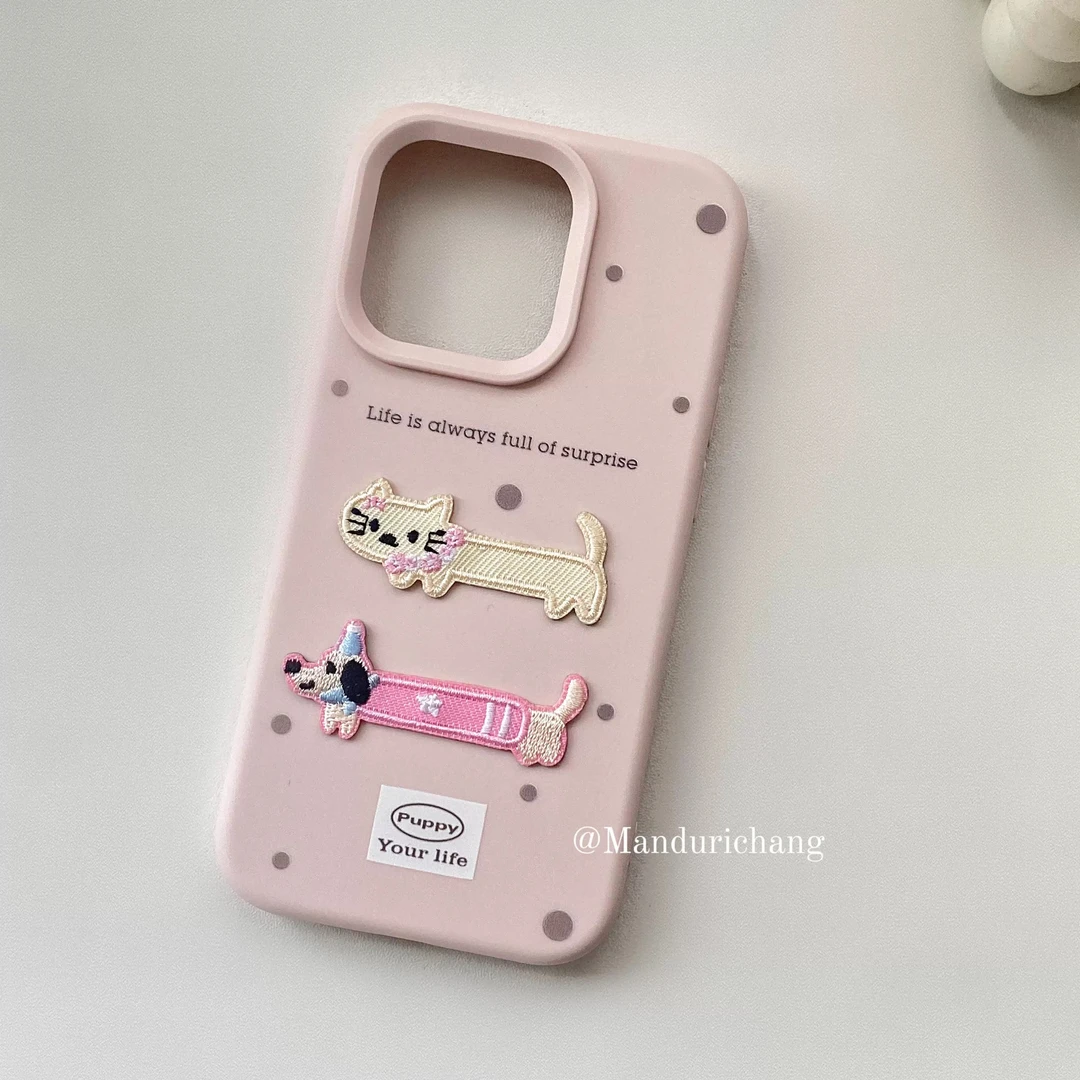 波点标签适用苹果手机壳15ProMax套iPhone13Pro网红12高级16pro