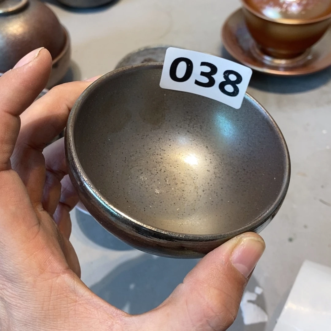 柴烧茶具陶瓷杯子